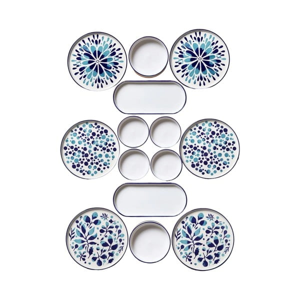 Keramická jedálenská súprava 14 ks – Hermia