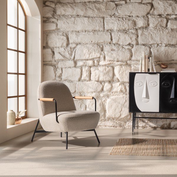 Béžové kreslo Regi – MOME-image-1