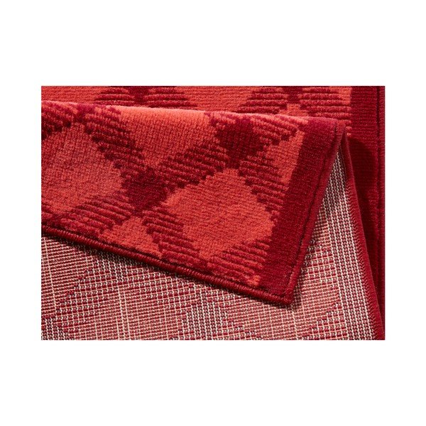 Červený behúň Hanse Home Basic, 80 × 400 cm-image-2