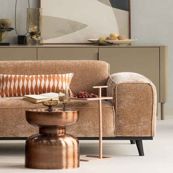 Kovový okrúhly odkladací stolík ø 30 cm Frits – WOOOD-image-2