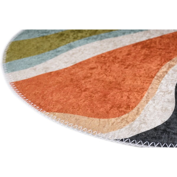 Prateľný okrúhly koberec ø 100 cm Colors of Joy – Vitaus-image-2