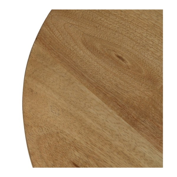 Okrúhly odkladací stolík z mangového dreva ø 40 cm Mao – Ixia-image-3