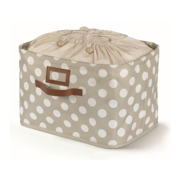 Béžový úložný box s viazaním Cosatto Jolie, 25 × 40 cm
