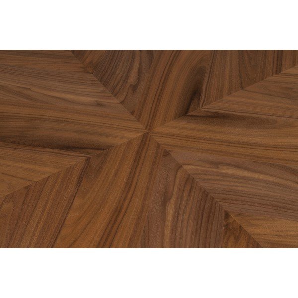 Okrúhly jedálenský stôl s doskou v dekore orechového dreva ø 120 cm Clover – Dutchbone-image-1