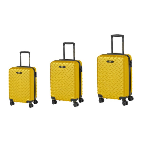 Súprava cestovných kufrov 3 ks Industrial Plate – Caterpillar