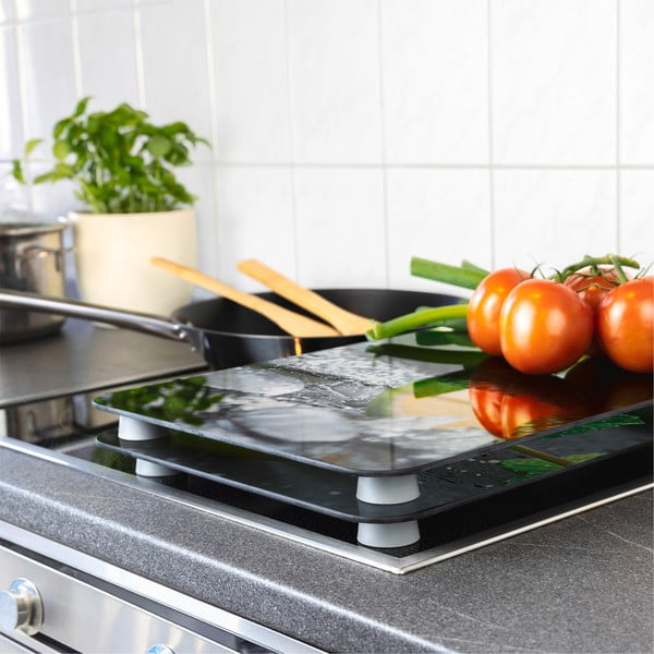 Sada 2 sklenených krytov na sporák Wenko Mojito-image-1