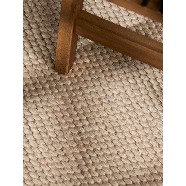 Béžový ručne tkaný vlnený koberec 160x230 cm Lyon Beans – Elle Decoration-image-2