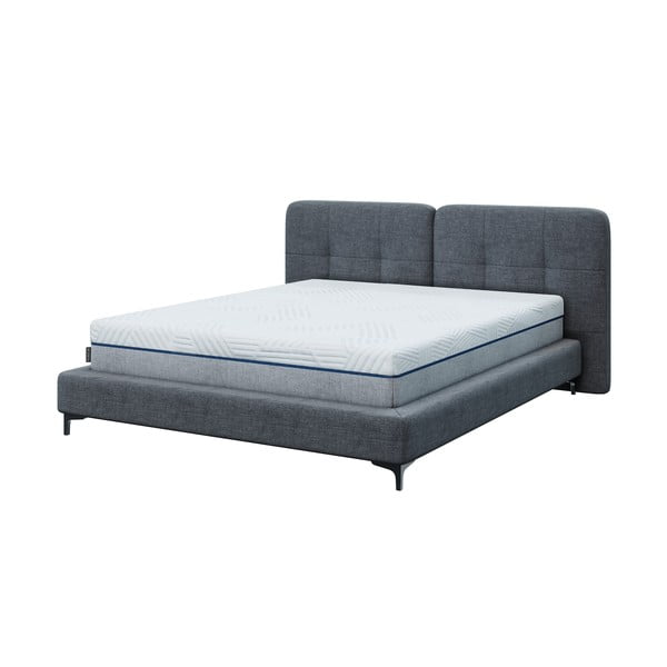 Dvojlôžková posteľ s late×ovým matracom MESONICA Azure, 140 × 200 cm