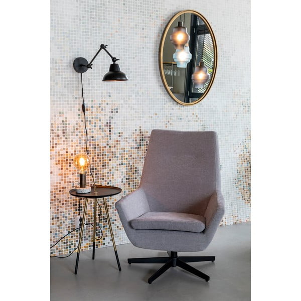 Čierne nástenné svietidlo Xavi - White Label-image-2