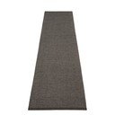 Antracitový vnútorný a vonkajší behúň 70x300 cm Emm Black Linen – Pappelina