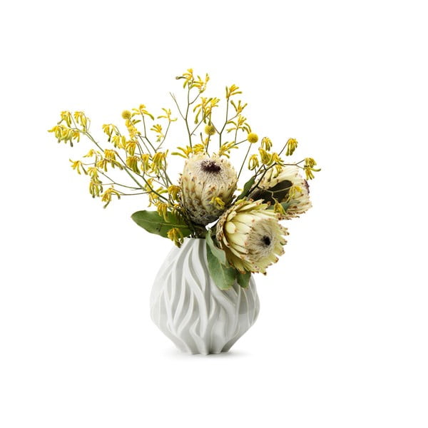 Biela porcelánová váza Morsø Flame, výška 23 cm-image-3
