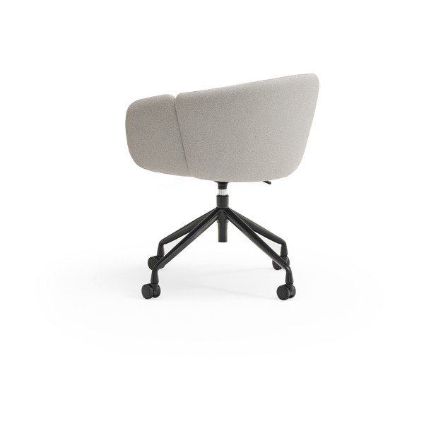 Svetlosivá čalúnená kancelárska stolička Add – Teulat-image-3