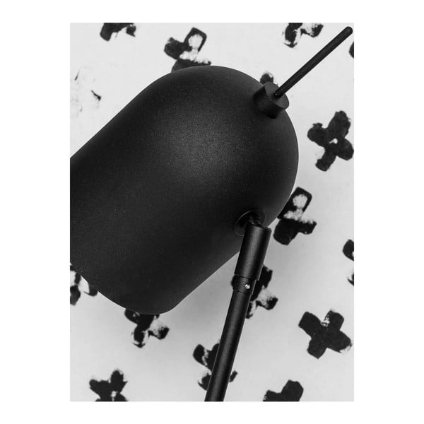 Čierno-sivá stolová lampa s kovovým tienidlom (výška 57 cm) Madrid – it's about RoMi-image-2