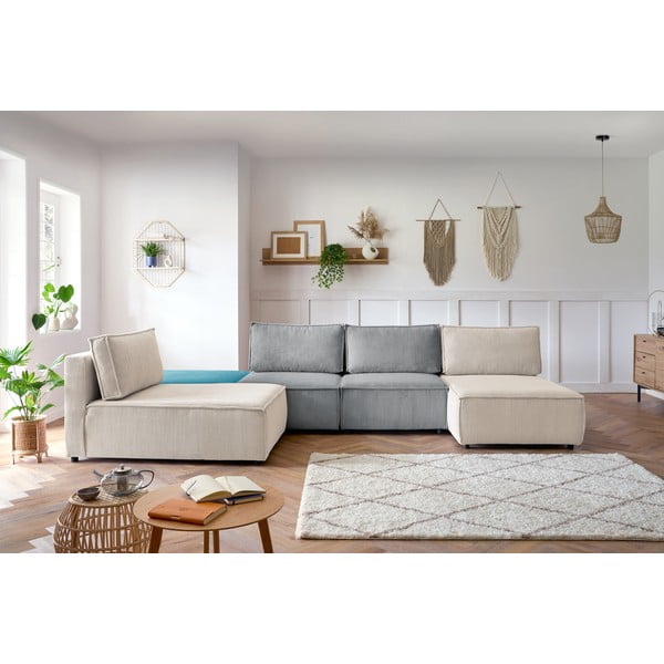 Menčestrová rohová pohovka (variabilná) Nihad modular – Bobochic Paris-image-1