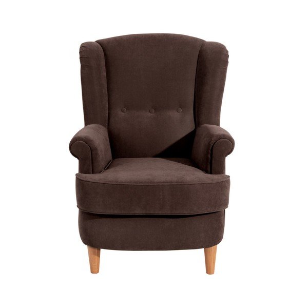 Hnedé kreslo Max Winzer Kendra Velor-image-1