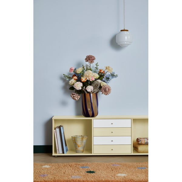 Svetložltá nízka komoda 267x61 cm Mistral – Hammel Furniture-image-2