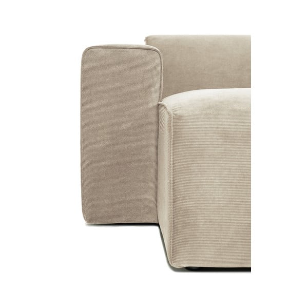 Béžová menčestrová rohová pohovka (ľavý roh) Sting - Scandic-image-3