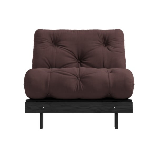 Tmavohnedé kreslo Roots Black Night – Karup Design-image-3