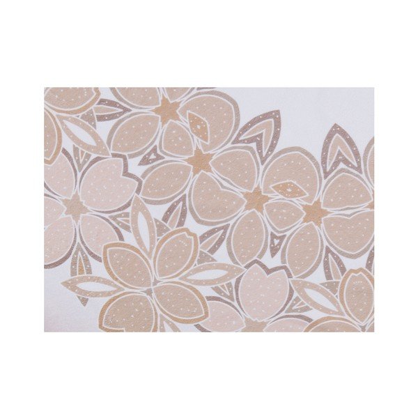 Farebná plážová osuška zo 100% bavlny Flora, ⌀ 150 cm-image-2