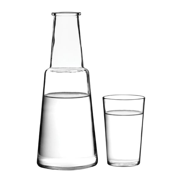 Sklenená karafa s pohárikom Premier Housewares Carafe & Tumbler 