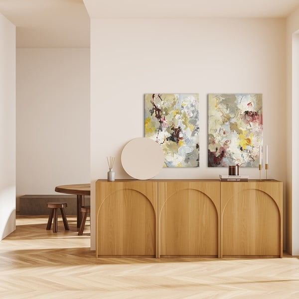 Obraz s ručne maľovanými prvkami 60x80 cm Free Play 1    – Malerifabrikken-image-1