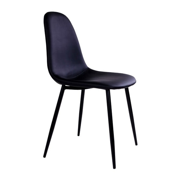 Súprava 2 čiernych stoličiek s čiernymi nohami House Nordic Stokholm-image-3