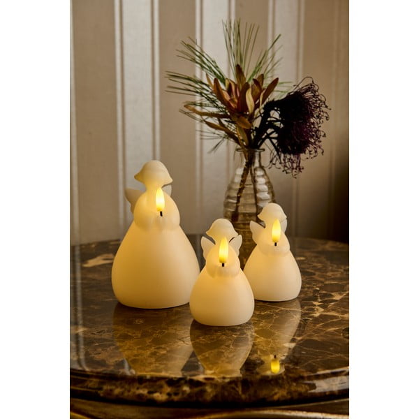 Biela svetelná dekorácia ø 9,5 cm Lucia – Sirius-image-2