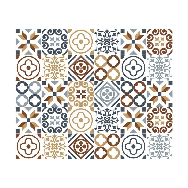 Sada 30 dekoratívnych samolepiek na stenu Ambiance Ninocito, 15 × 15 cm-image-2