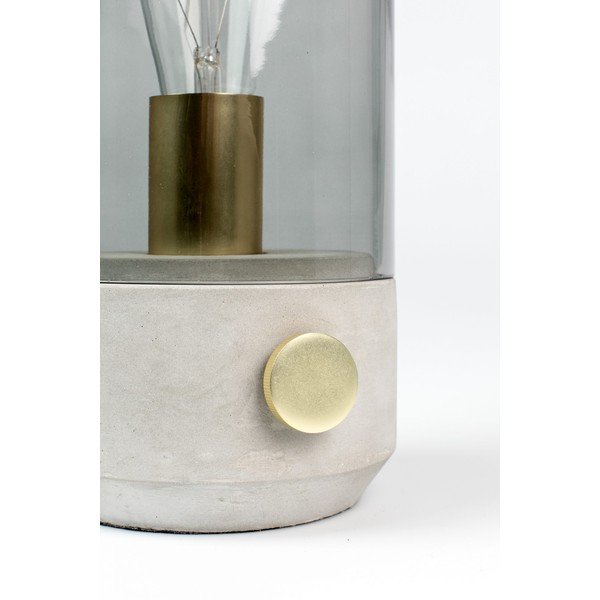 Sivá stolová lampa White Label Kato-image-3