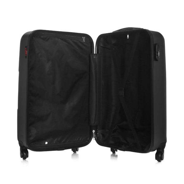 Čierny cestovný kufor na kolieskach Hero Coronado, 61 l-image-2