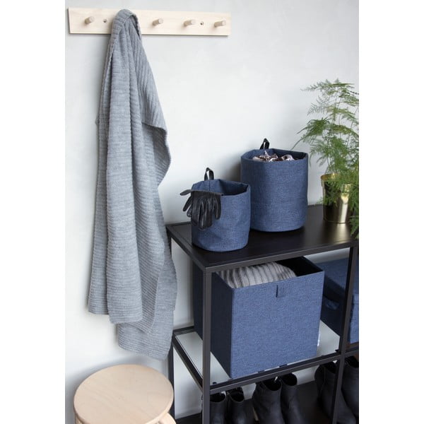 Látkový košík ø 22x22 cm Soft Storage – Bigso Box of Sweden-image-3