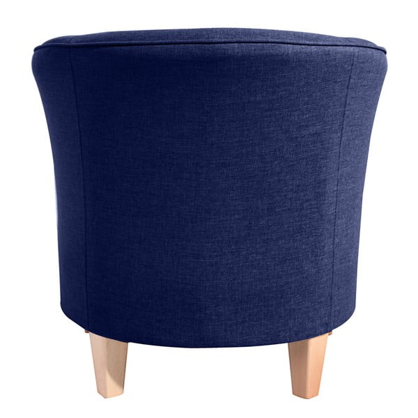Tmavomodré kreslo Max Winzer Livia Dark Blue-image-3