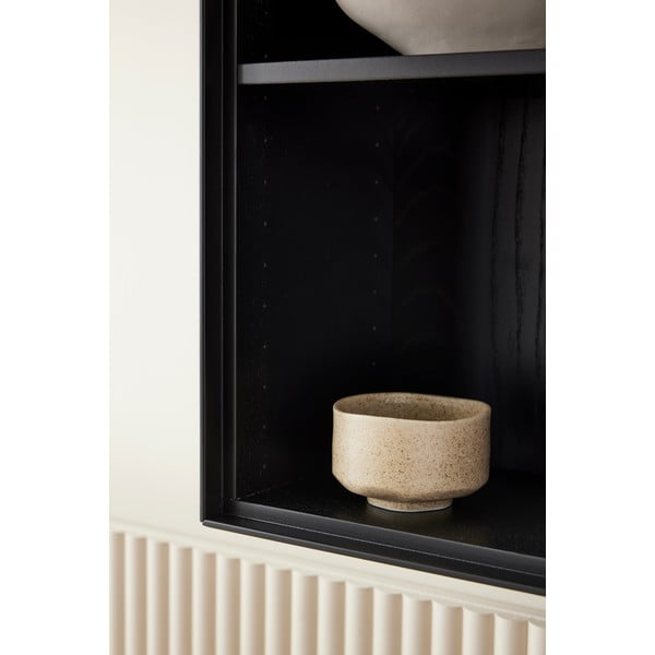 Čierna nástenná knižnica 68x68 cm Edge by Hammel – Hammel Furniture-image-3