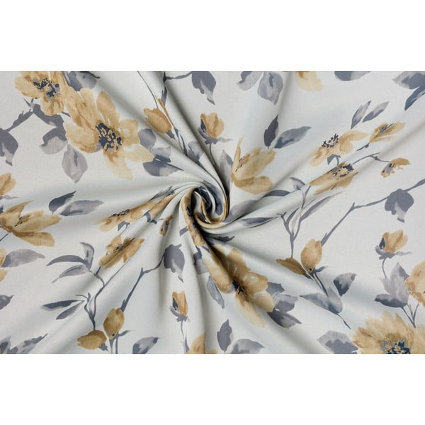 Krémovo-žltý záves 210x245 cm Cefalu - Mendola Fabrics-image-1