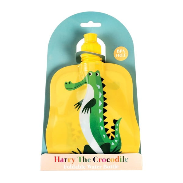 Skladacia fľaša na vodu Rex London Harry the Crocodile