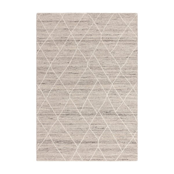 Svetlosivý vlnený koberec 160x230 cm Noah – Asiatic Carpets
