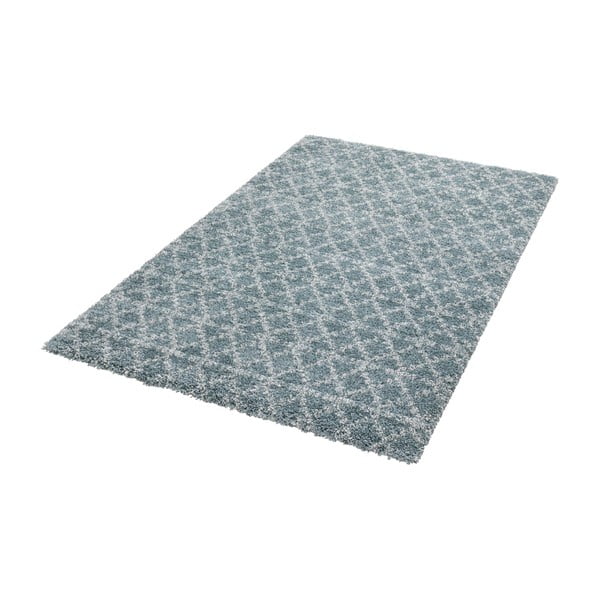 Modrý koberec Mint Rugs Dotty, 80 × 150 cm-image-1