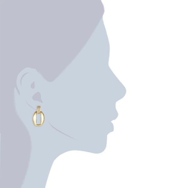 Náušnice s krištáľmi Swarovski Lilly & Chloe Inés-image-1