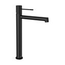 Matne čierna stojančeková umývadlová batéria Solaris – Sapho