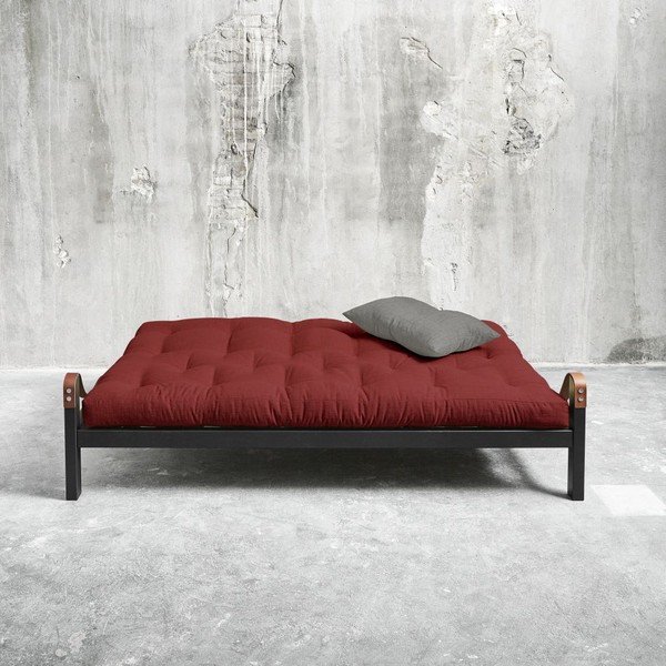 Rozkladacia pohovka Karup Poetry Black/Passion Red/Granite Grey-image-1