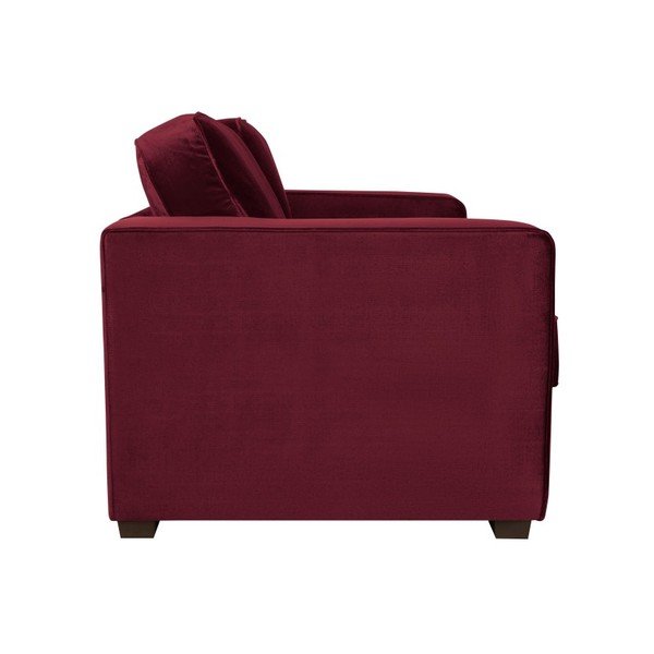 Dvojmiestna pohovka vo farbe burgundy Cosmopolitan Design Denver-image-2