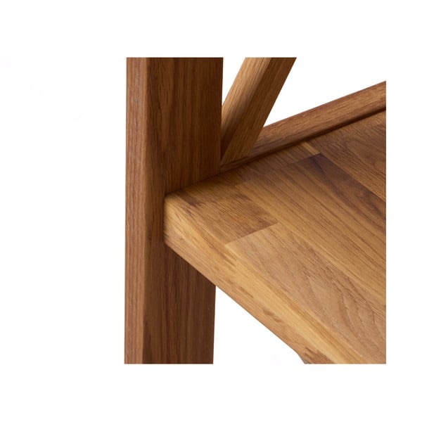 Regál z dubového dreva v prírodnej farbe 70x161 cm X-Shelf – Unique Furniture-image-3