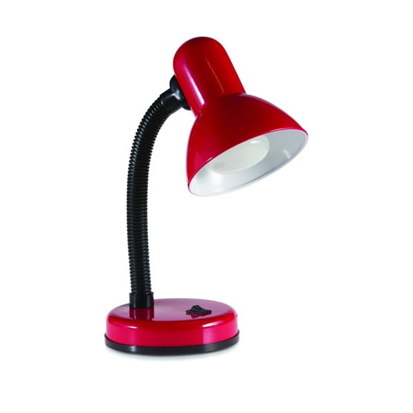 Červená stolová lampa Kobi Maluch