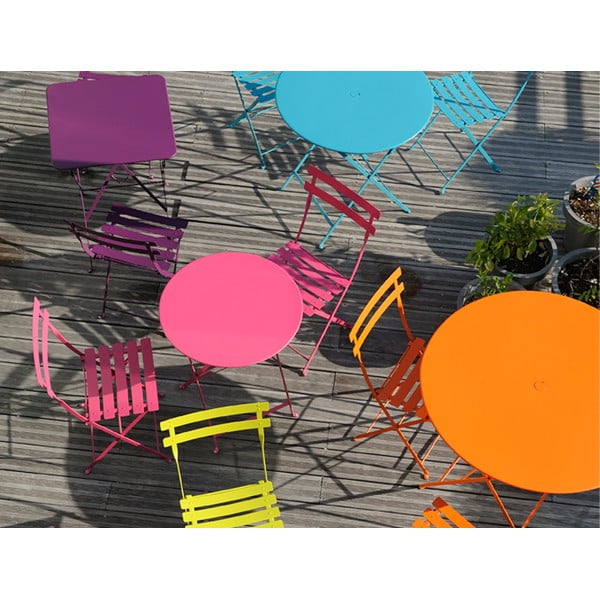 Sada 2 hnedých skladacích stoličiek Fermob Bistro-image-4