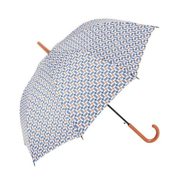 Dáždnik s modrými detailmi Print, ⌀ 97 cm