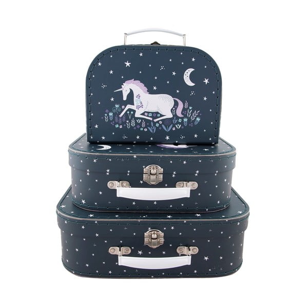 Sada 3 detských kufríkov Sass & Belle Starlight Unicorn