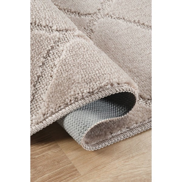 Svetlohnedé kúpeľňové predložky v súprave 2 ks 50x80 cm Cizgili – Foutastic-image-2