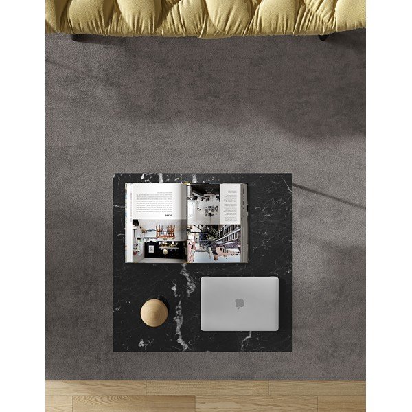 Mramorový konferenčný stolík 75x75 cm Gleam - TemaHome-image-1