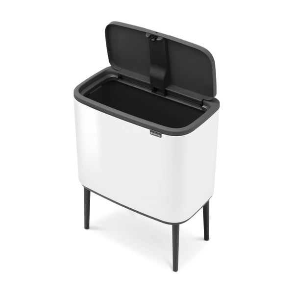 Biely dotykový oceľový odpadkový kôš 36 l Bo Touch Bin – Brabantia