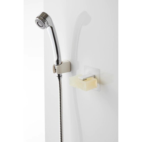 Biely samodržiaci plastový magnetický držiak mydla Film Hook – YAMAZAKI-image-3